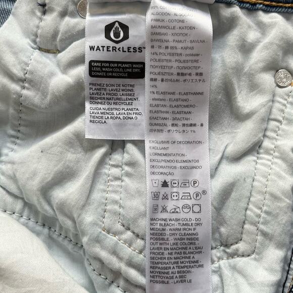 Levi's Ribcage Straight Ankle Jeans Women's Size 30 High Rise Distressed NWT - Picture 9 of 13